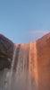 Iceland waterfall stock footage filmed on mobile