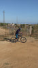 Cyclist doing a run in a bike park