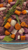 Top down pan of Beef Bourguignon