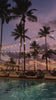 Bali Sunset at Luxury club, poolside – Mobile-Shot Stock Video, Portrait (HD, 9:16)