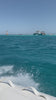 Taking a speedboat in the Red Sea, Egypt