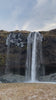 Large waterfall in Iceland